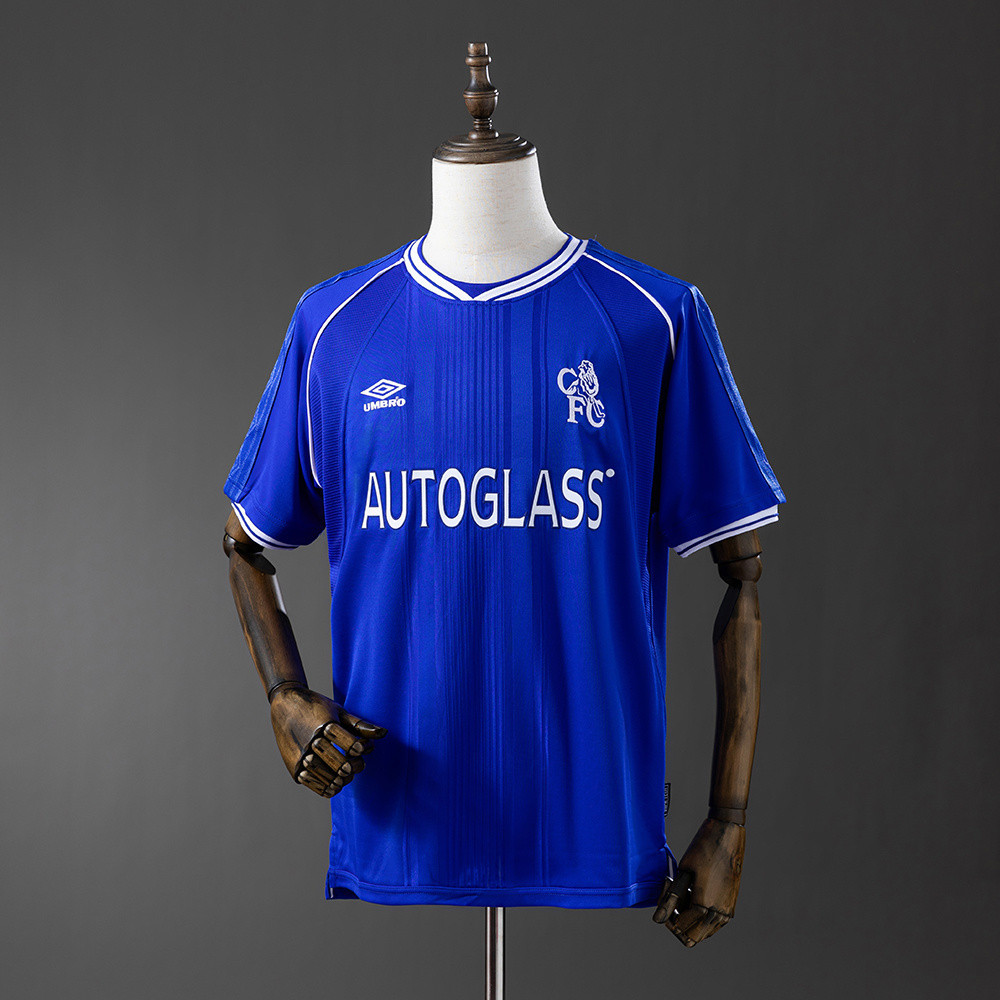 Jersey Chelsea 1999/01 Home Retro T shirt pria