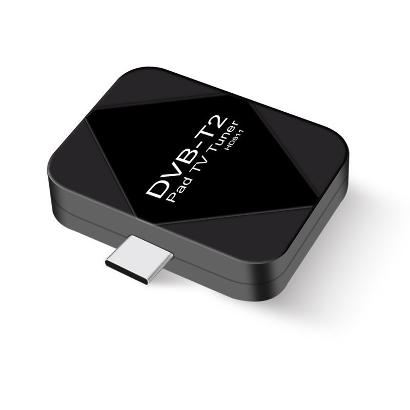 USB Type C DVB T2 DVBT2 Pad Mobile TV Tuner Receiver Type C DVB-T2 Pad TV Tuner Stick With Antenna F