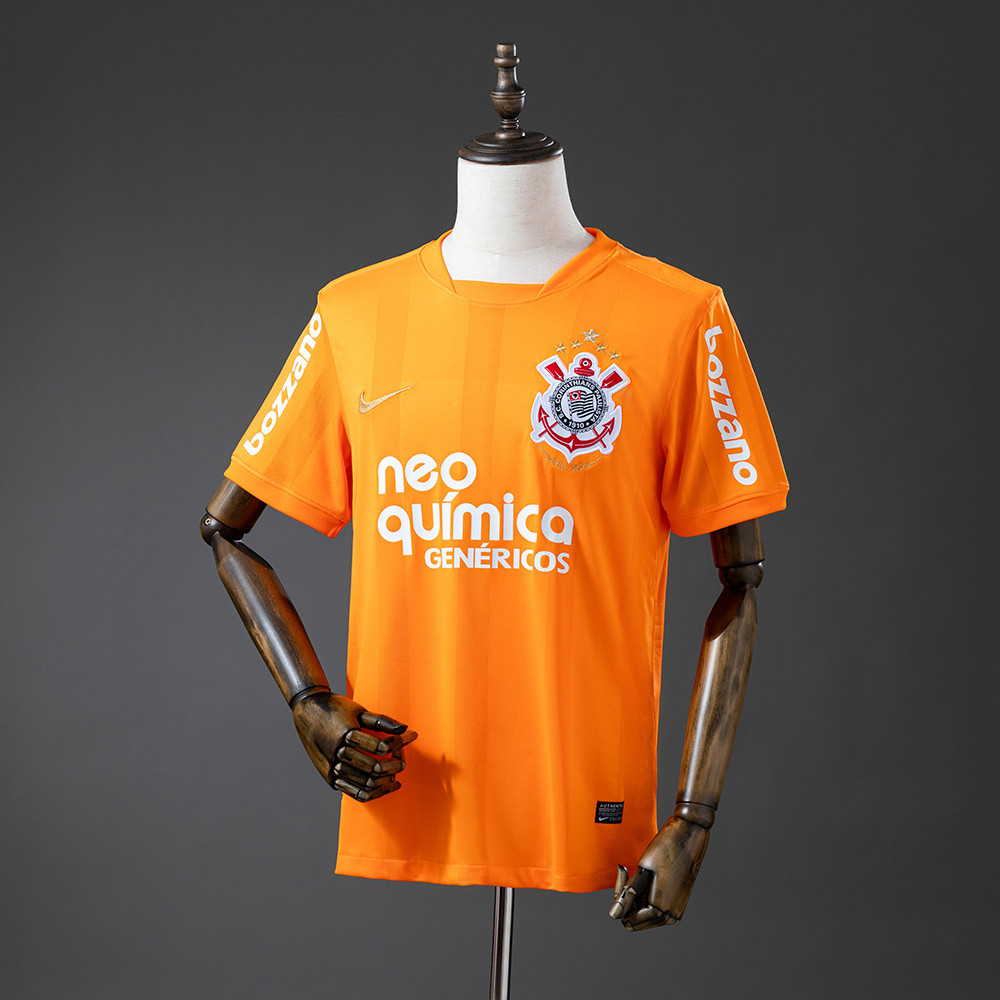 Jersey Corinthians 2010 Orange Retro T shirt pria