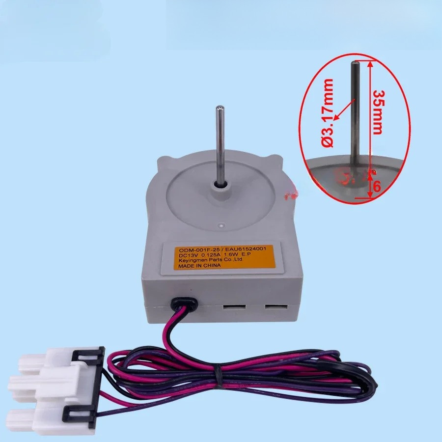 Double Door Fan for Haier Refrigerator Fan Refrigeration Motor Cooling DC Motor EAU61524001
