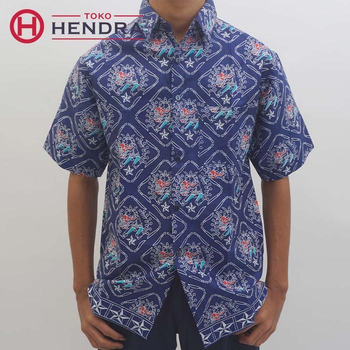 seragam batik smpn kota depok terbaru - M Pendek