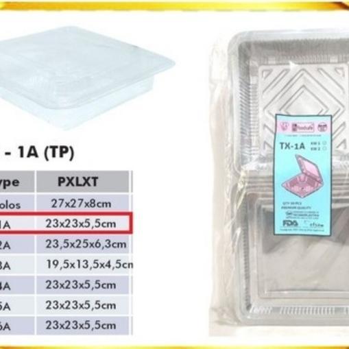 Mika Kue TX-1A Gajah - Mika Box TX 1A - ISI 50 PCS - Techno TX 1A