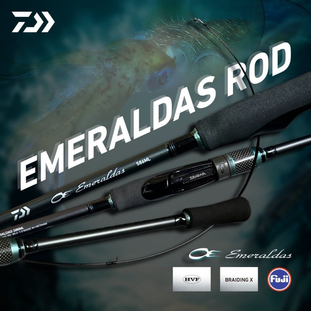 Daiwa Emeraldas 80LML 83ML 86ML Rod Eging Model 2026 Rod Joran Cumi Sotong