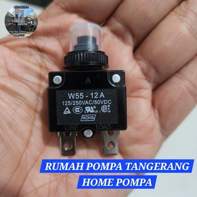 OVERLOAD 12 AMPER POMPA SATELIT SWITCH PROTECTOR POMPA SATELIT 12 AMPERE PROMO