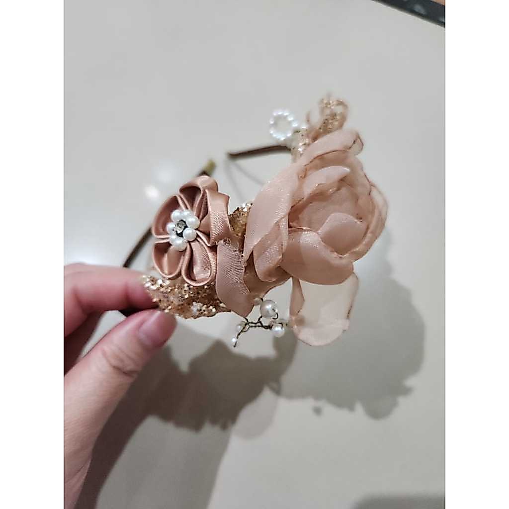 Hiasan Rambut Pesta Preloved Motif Bunga