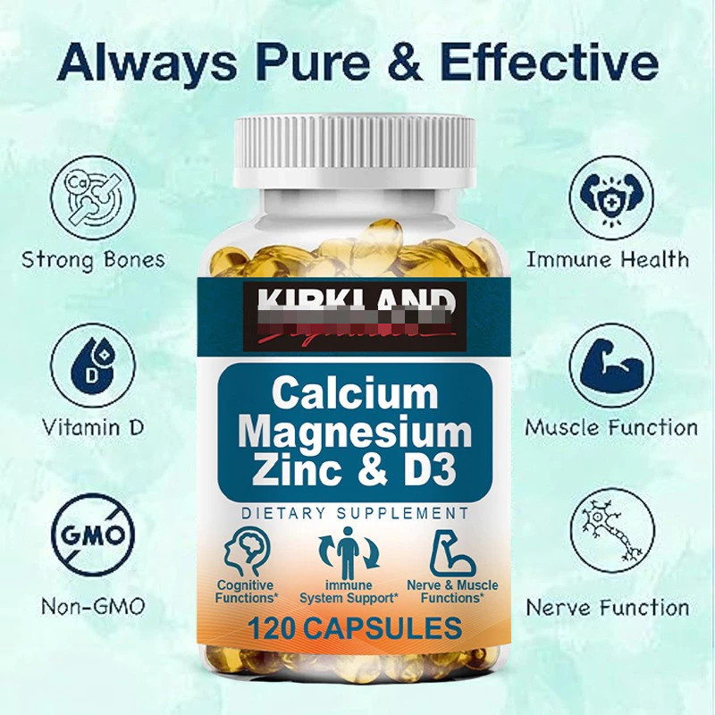 Calcium Magnesium Zinc & Vitamin D3 | Suplemen Tulang & Otot Lengkap