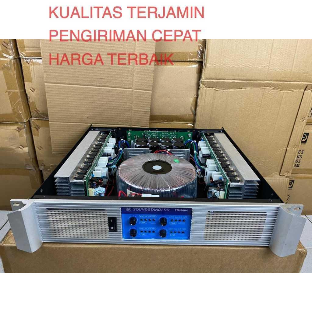 (YM) POWER AMPLIFIER SOUNDSTANDAR TD 8004 /TD 10004 /TD 12004 == TD8004 / TD1004 / TD12004