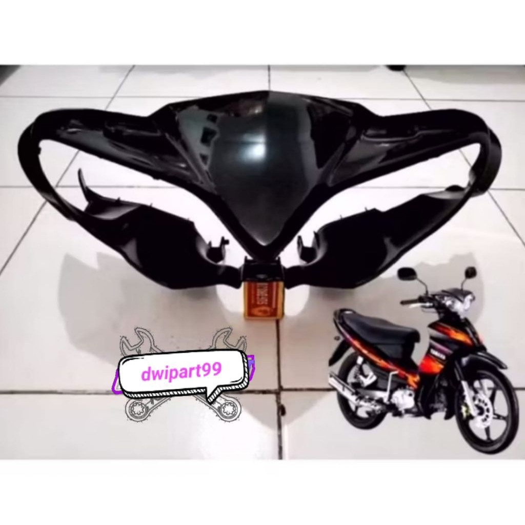 COD PNP batok depan jupiter z new burhan ori abs hitam glosy