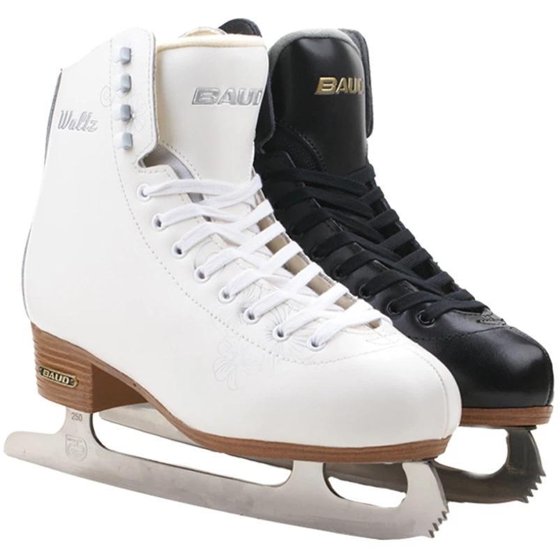 Figure Skating Shoes Adult Child Men Women Professional Ice Skates, Stainless Steel Figure Ice Knife