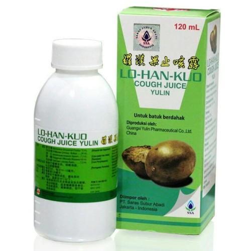 LO HAN KUO COUGH JUICE SYRUP ( OBAT BATUK DAN RADANG TENGGOROKAN )
