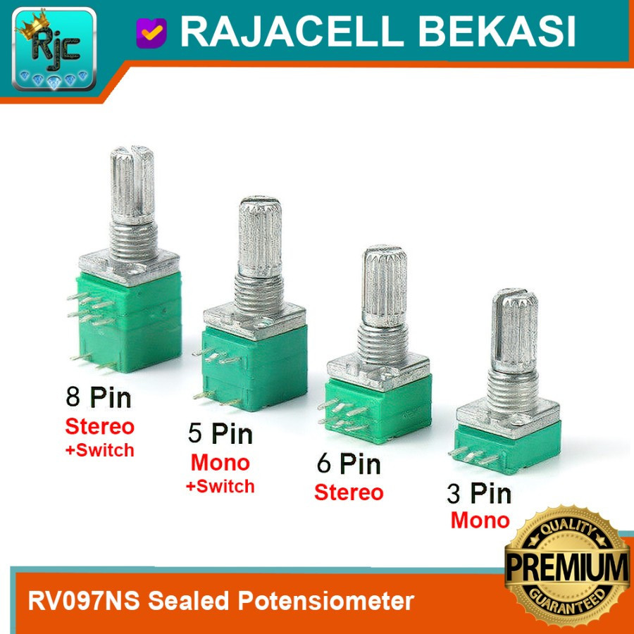RJC RV097NS RK097N Sealed Potensiometer Analog Potentiometer Potensio
