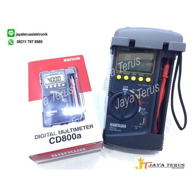 TERBARU - Sanwa Digital Multimeter CD-800a ( SANWA ORIGINAL )/Multitester Sanwa
