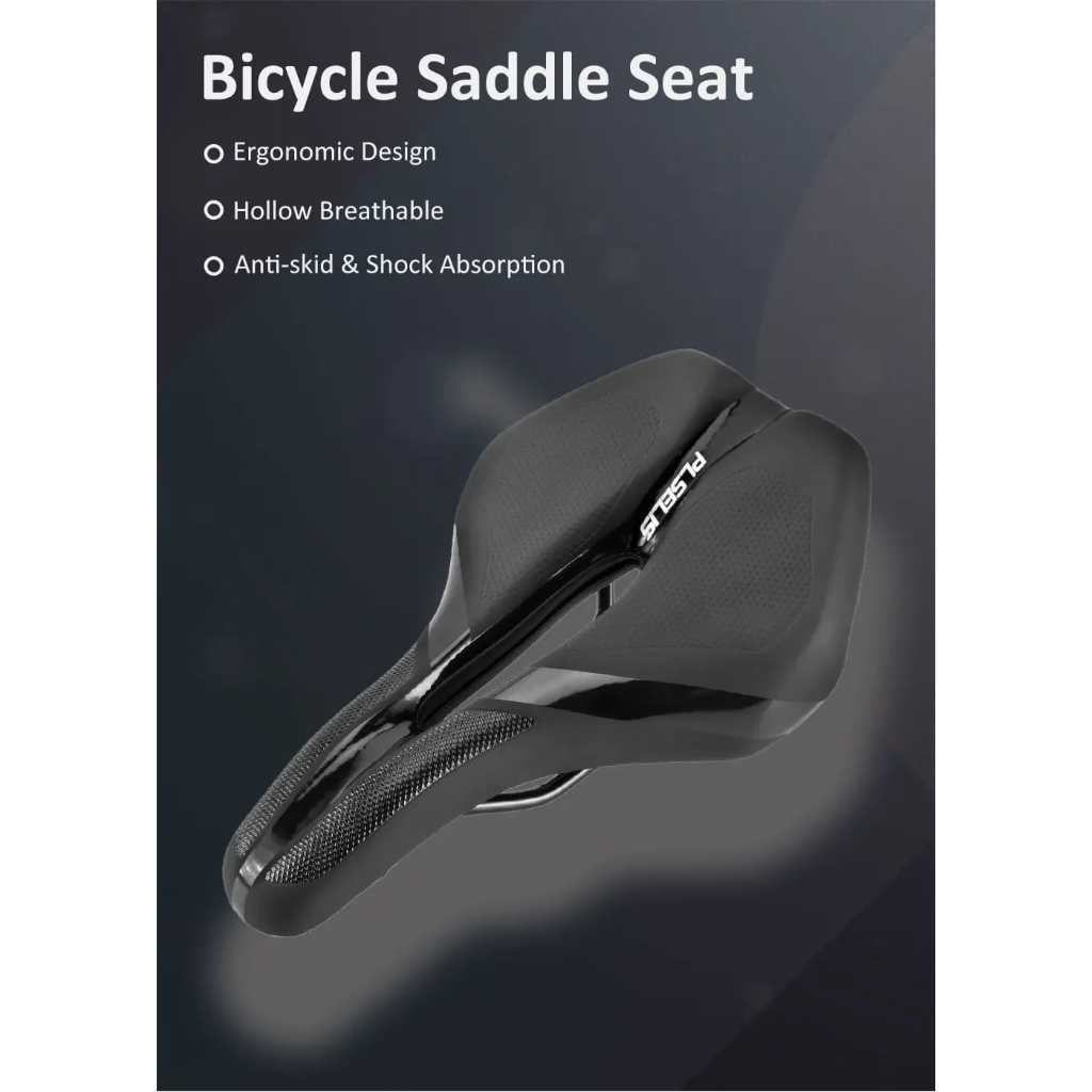 Foto PLSelis Saddle Sadel Hollown Soft Seat Cushion PU Leather Lebar nyaman untuk sepeda MTB