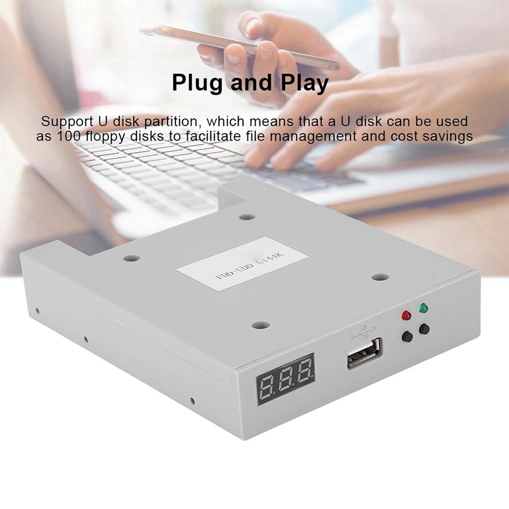 FDD‑UDD U144K 1.44MB USB SSD Floppy Drive Emulator for Industrial Controllers Floppy Drive Emulator 