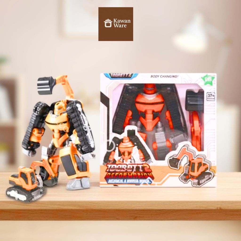 KAWANWARE Toobott 2 ST24-RB31 – Mainan Robot Deformation Mechanical Warrior Anak