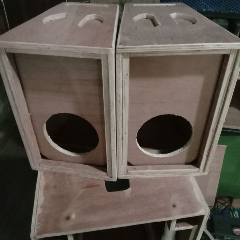 Box Speaker Miniatur line array 6 Inch - Bahan Triplek Semi Meranti 12mm, Desain Elegan, Kualitas Ti