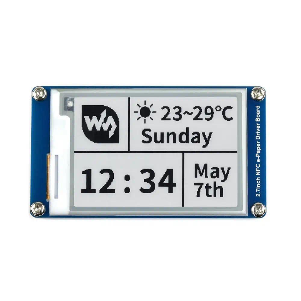 2.7in Wireless NFC Powered Epaper Eink E-paper E-ink splay Screen Module for IOS Android Mobile Phon
