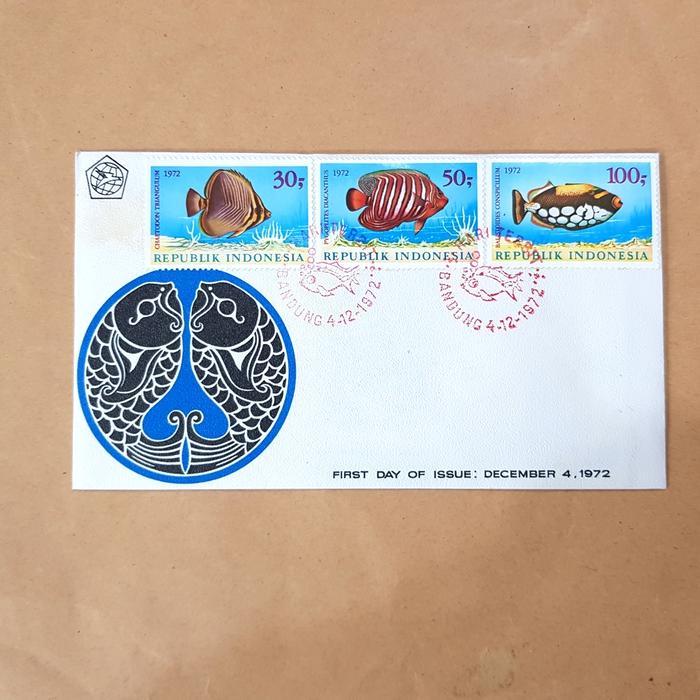 Perangko/Prangko Indonesia 1972. SHP 119. Seri Ikan Hias Laut