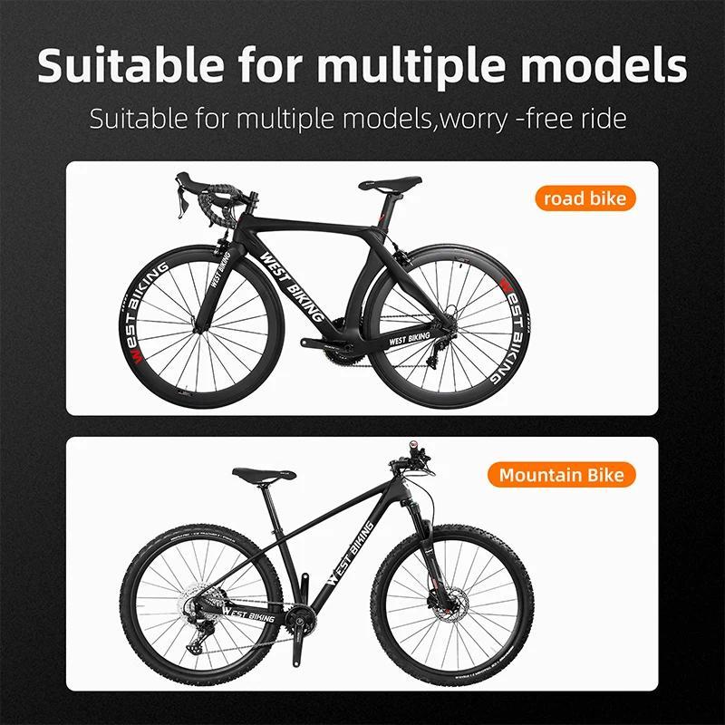 WEST BIKING Sadel Sepeda Ergonomis Busa Memori Nyaman Kursi Sepeda Pria Wanita Berongga Bernapas Ban