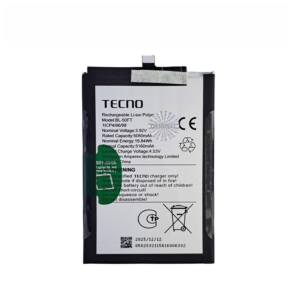Baterai Batre Techno Pova 4 Pro BL-58DT Battery Batrai Original 100% Distributor JUMADI CELL