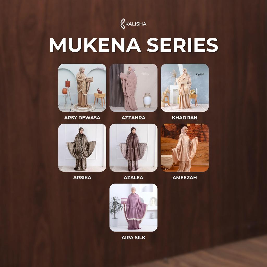 Kalisha - Mukena Series Silky 2 in 1 Resleting