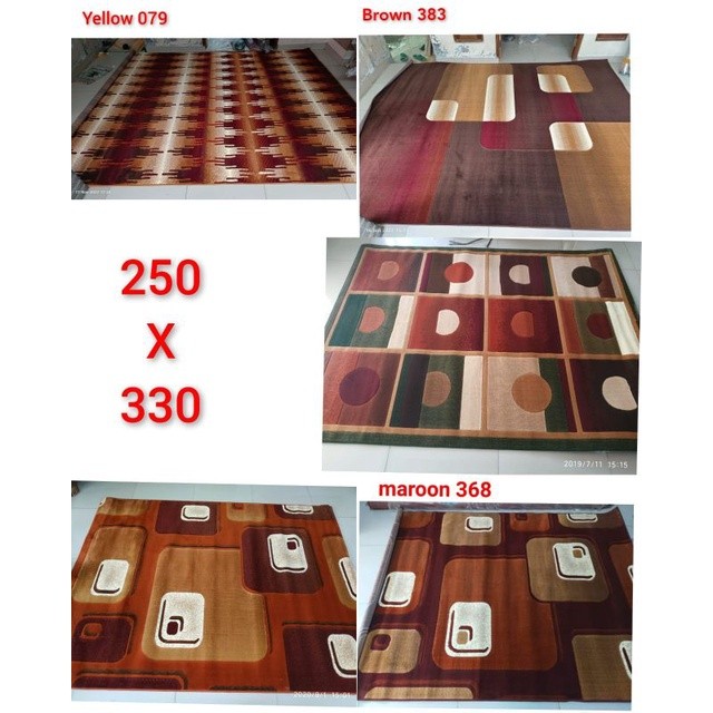 Karpet permadani extacy super jumbo 250x330     Berkualitas