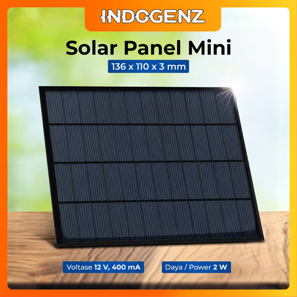Solar Panel Surya DIY Mini untuk Charger Hp Smartphone Powerbank Tenaga Surya Matahari Rakitan