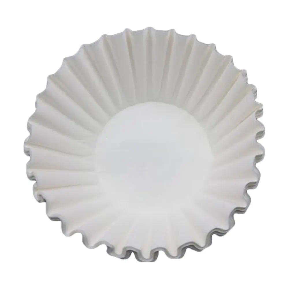 50/100Pcs Basket Coffee Filters Replacement White Coffee Paper Pod Disposable for 8-12 Cup Coffee Ma