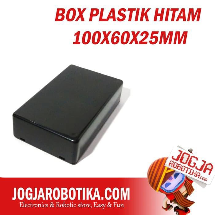 BOX PLASTIK HITAM 100X60X25MM