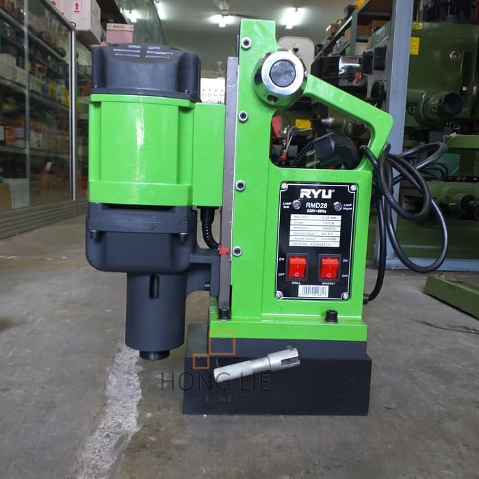 MESIN BOR MAGNET TEKIRO RYU 28 MM MAGNETIC DRILL BOR DUDUK