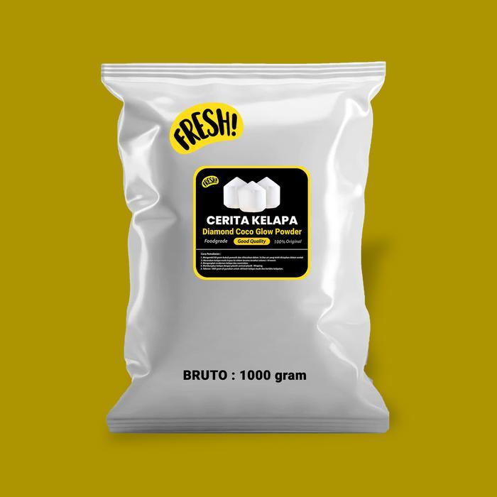 Serbuk Pemutih Sabut Kelapa Muda - Kelapa Diamond - Kelapa ala Thailand - 1 Kilogram