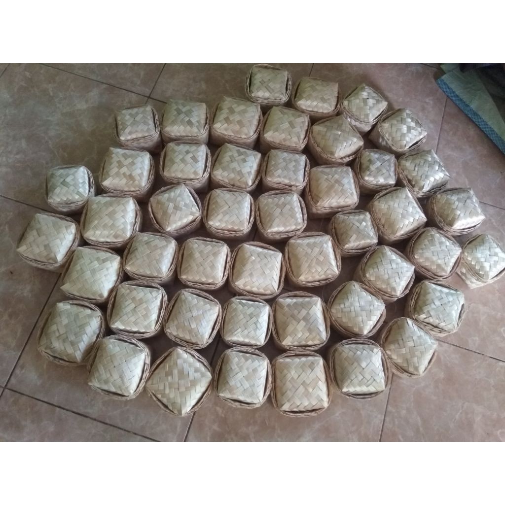 Besek Bambu Perpcs   10x10 cm dari Grosir Termurah | Besek Bambu 10x10 cm perpcs  Biasa Atas Bawah W