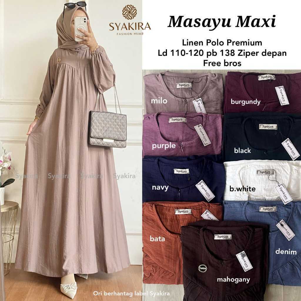 0709      MASAYU MAXI by sYAKIRA   DAILY WEAR  FASHION HIJAB STORE // NOVIISTUFF