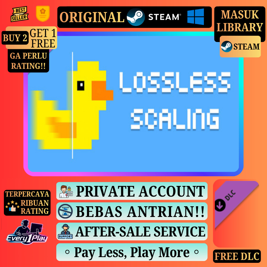 Lossless Scaling Game Software Steam - Games PC Laptop Windows