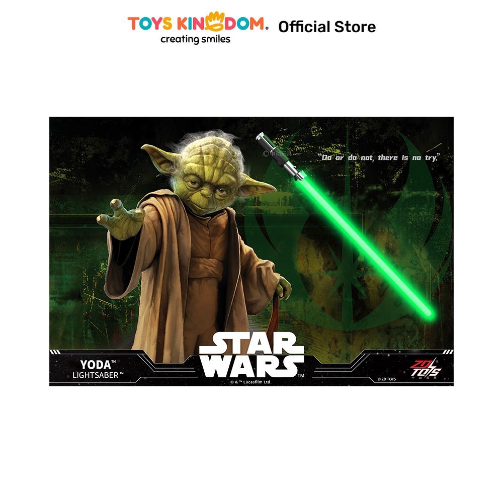 Toys Kingdom Top Gear Zd Star Wars Lightsaber Yoda - Hijau Mainan Pedang Laser Weapon Toys Koleksi M