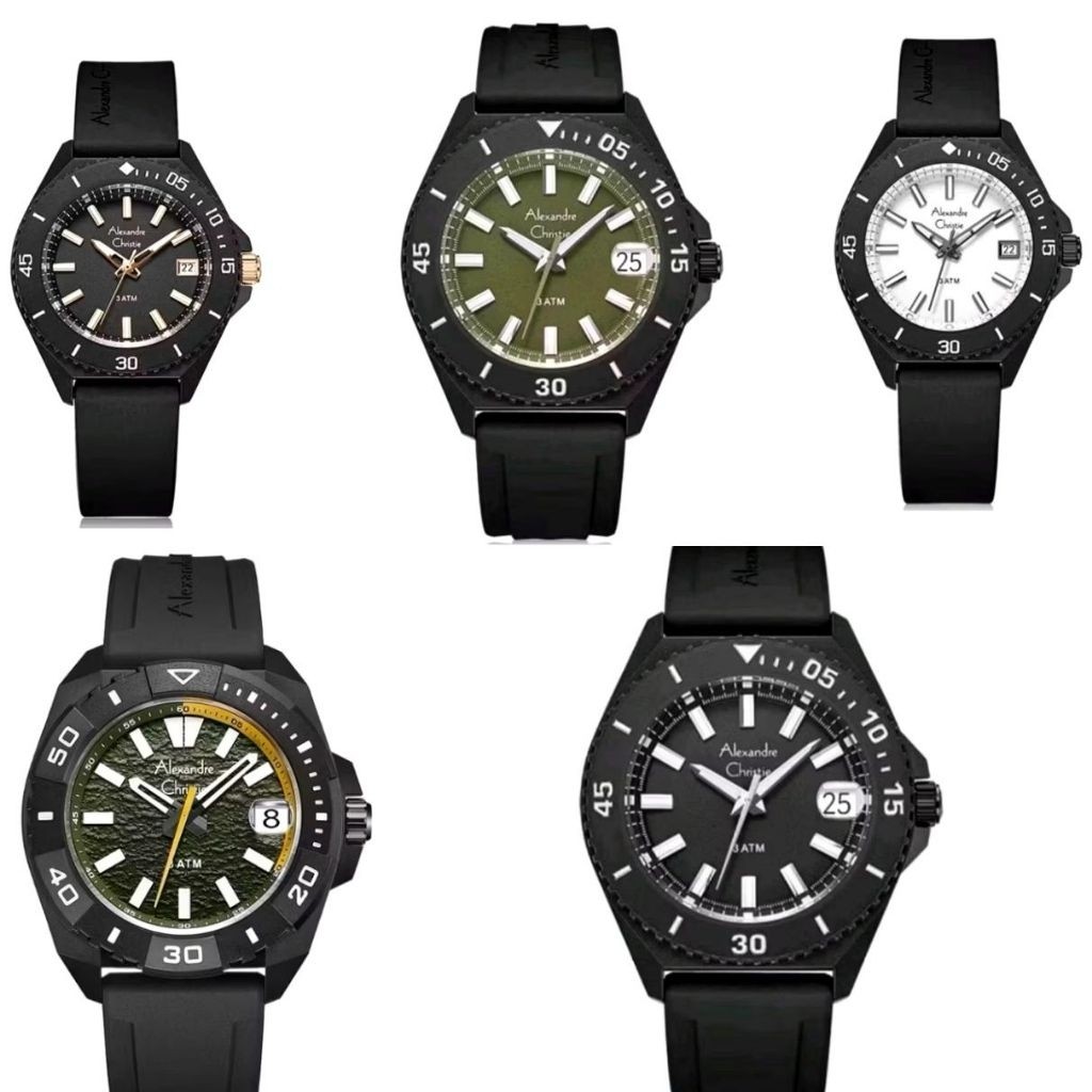 AC 8693  JAM TANGAN PRIA ALEXANDRE CHRISTIE AC 6518 MHB ORIGINAL 6518  8693 6684