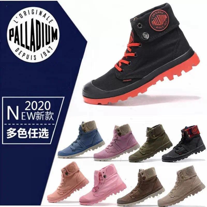Classics PALLADIUM Pallabrouse Sneakers Men High-top Military Ankle Boots Canvas Men/Women Casual Sh