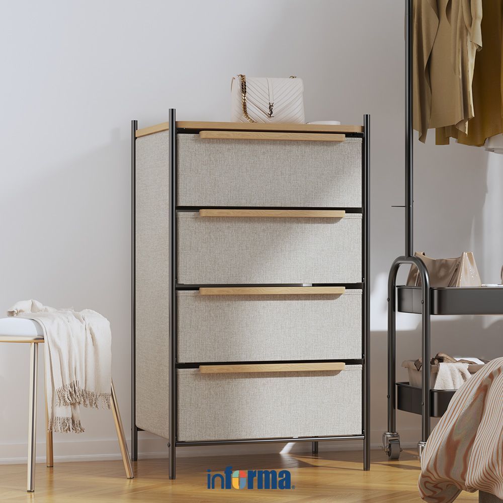 Informa Fred Laci Penyimpanan Cabinet Lemari Laci Dresser Storage Drawer Laci Baju Organizer Pakaian