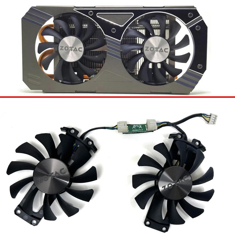 Cooling Fan 75MM 4PIN GA81S2U For ZOTAC GTX950 960 GTX970 1060Ti PCIEDC GTX950 GTX960 Graphics Card 