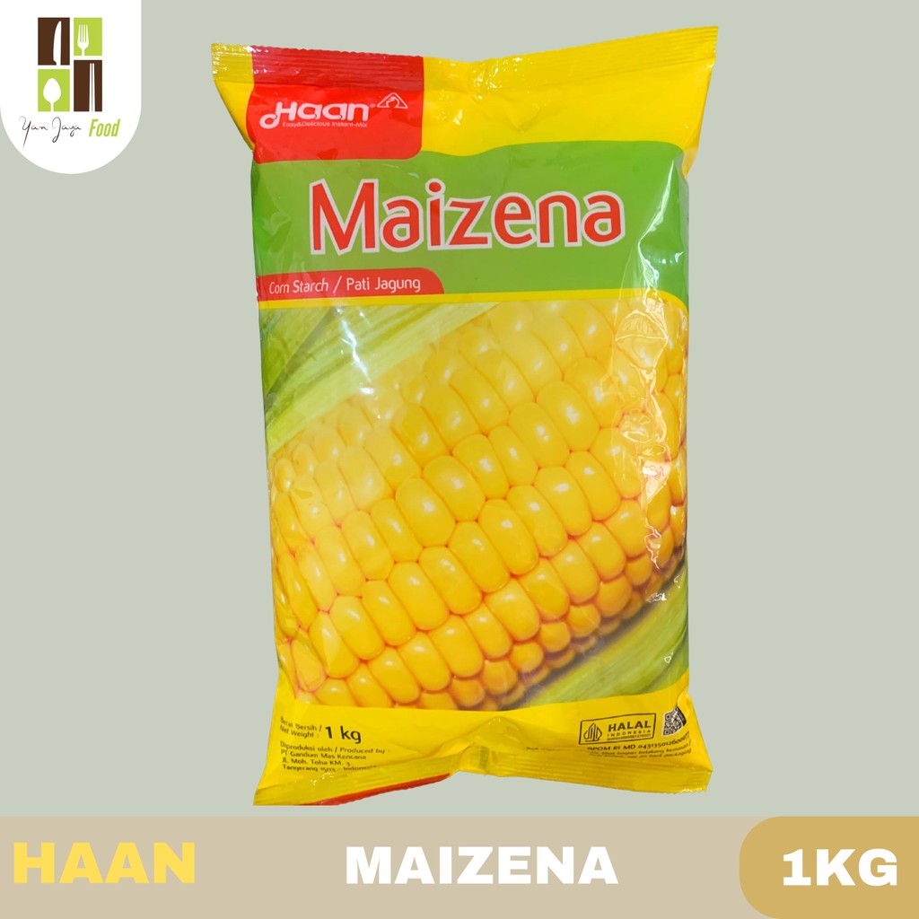 

Haan Maizena 1kg / Tepung Maizena Corn Starch / Pati Jagung