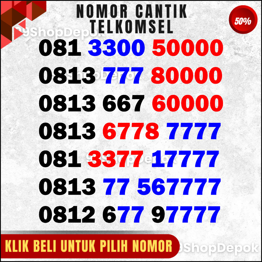 Nomor Cantik Telkomsel 7777 Nomor Cantik Simpati 7777 4g 5g - No Cantik Simpati Kwarted 7777