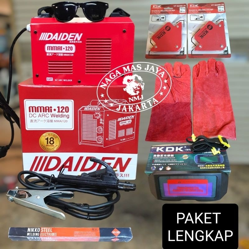 GriyaPerkakas MESIN LAS DAIDEN MMAi 120 TRAVO LAS INVERTER DAIDEN MMAI 120 MESIN LAS 120A 900 WATT D
