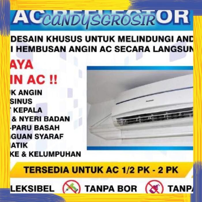 acrylic ac/akrilik ac/talang ac/penghalang angin ac 2pk -2.5 pk p120cm