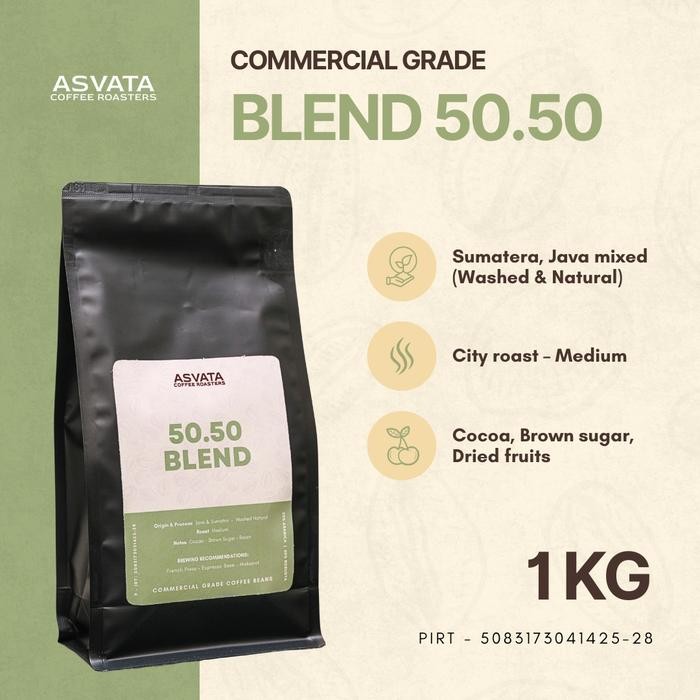 

PROMO Biji Kopi 50.50 1 KG Commercial Grade Arabica Robusta - Extra Corase