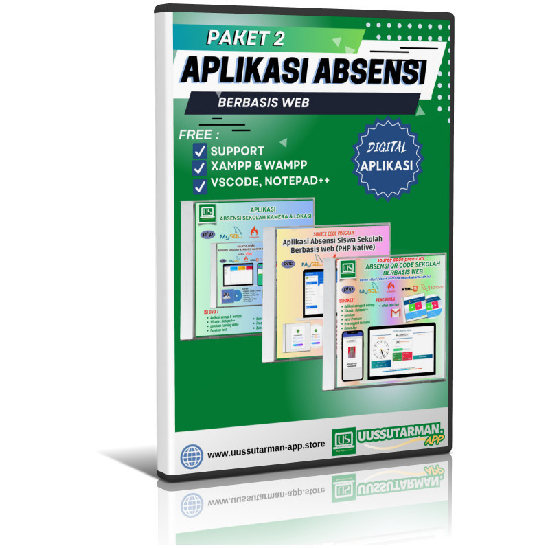 Paket 2 Aplikasi absensi berbasis web