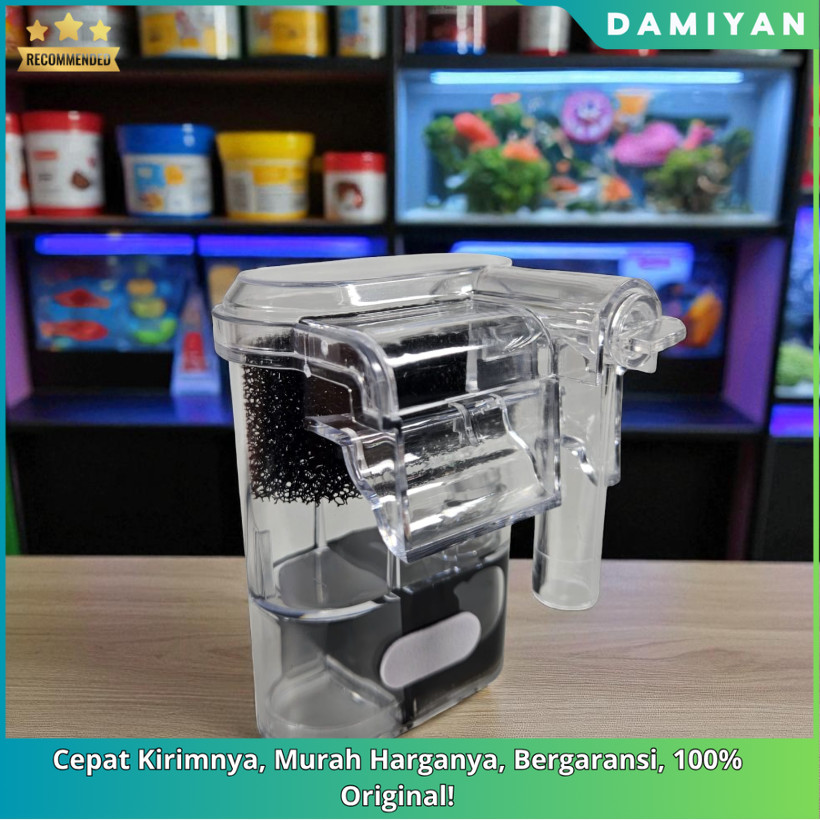 [DMY] Filter Akuarium Air Terjun – Mini Waterfall Filter EU Plug – Aksesoris Aquarium