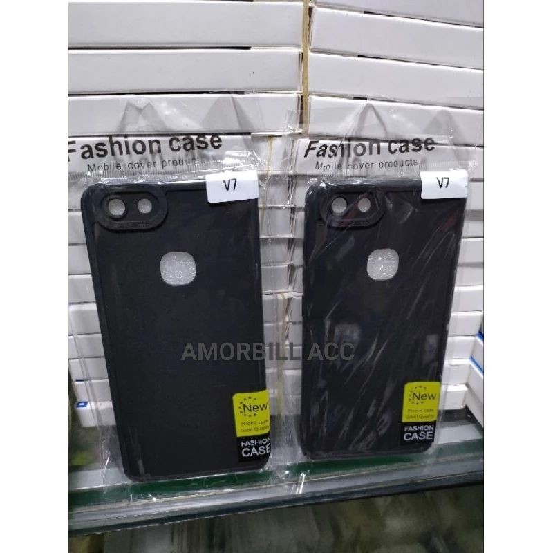 Softcase Dove pro camera silikon VIVO V7 V7PLUS case pelindung camera full black dove original bahan