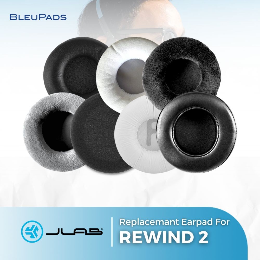 Earpad Busa Bantalan Foam Ear Cushion Premium Jlab Rewind 2 Rewind-2 Rewind2 Pad Earcup