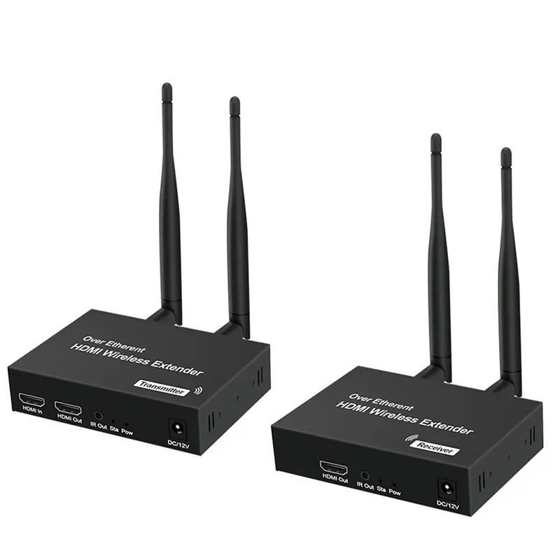 Wireless HDMI Transmitter Receiver Extender 1 TX-4 RX 200m 5.8GHz 1080P Audio Video Extender Kit wit