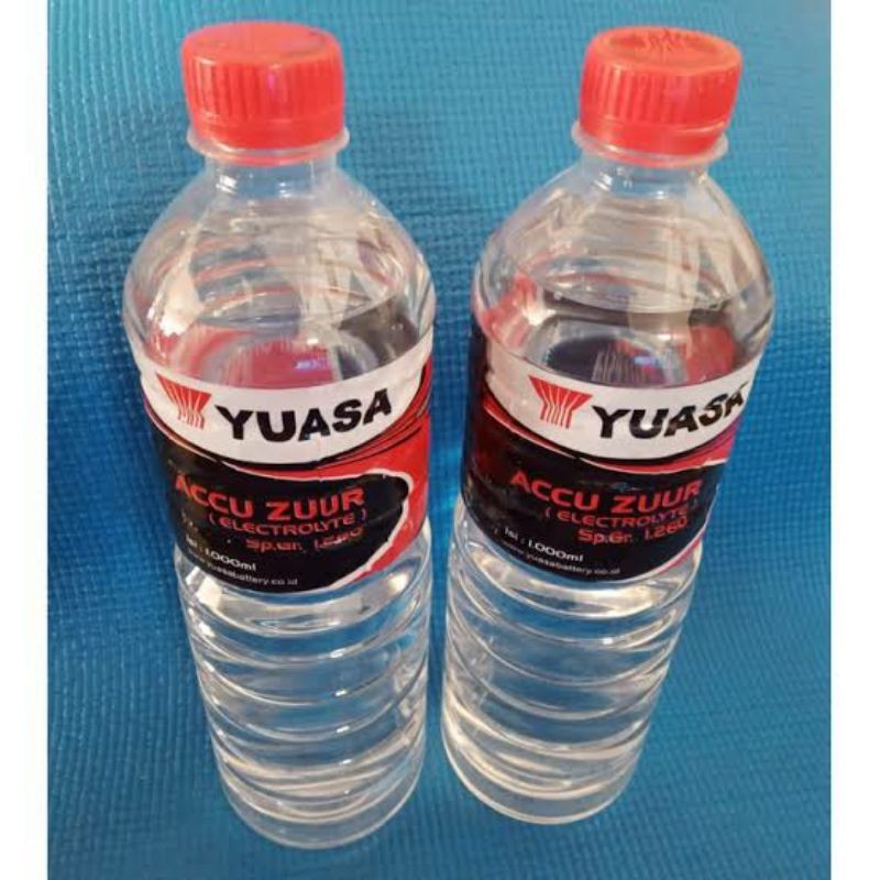 Air Aki Merah/ Air Zuur/ Accu Zuur YUASA 1 Liter